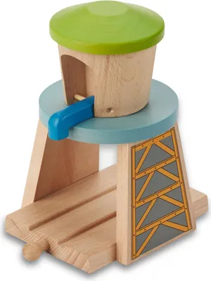 Produktbild von Zuggarnitur Wasserturm 14,5 cm blau/grün