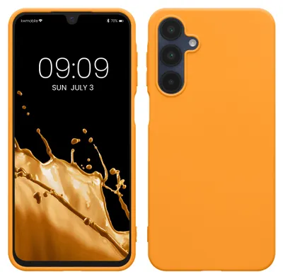 Produktbild von kwmobile Handyhülle für Samsung Galaxy A16 5G Hülle - TPU Case - Kabelloses Laden - Schutzhülle Cover in Fruity Orange