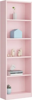 Produktbild von Regal - Bibliothek Rosa 25x52x180h cm