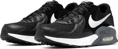 A pair of black Nike Air Max Excee men's shoes.