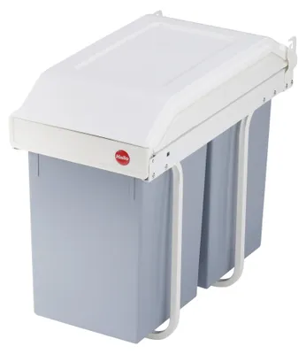 Immagine prodotto di Hailo 3659-001 Sistema di raccolta differenziata integrato Hailo Multi-Box duo L, 2 x 14 litri