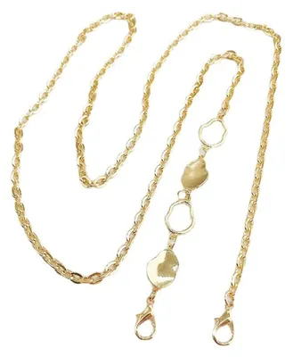 Imagen del producto de Cadena para correa de bolso de 120 cm - Cadena metálica para bolsos - Cadena de transporte - Cadena de repuesto para billeteras - Cadena para asa de bolso - Aleación - Cadena para bolso