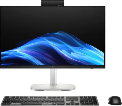 Produktbild von HP EliteStudio 8 All-in-One G1i 23.8 inch Desktop AI PC, 60,5 cm (23.8"), Full HD, Intel Core Ultra 7, 32 GB, Windows 11 Pro, Silber