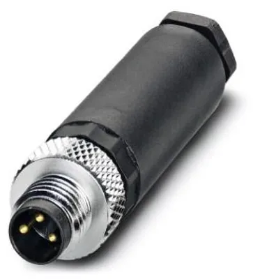 Produktbild von Phoenix 1501252 SACC-M 8MS-3CON-M-SW Steckverbinder M8 Stecker gerade 3pol