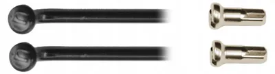 Produktbild von Cnspoke Speiche 264mm Schwarz mit Nippel