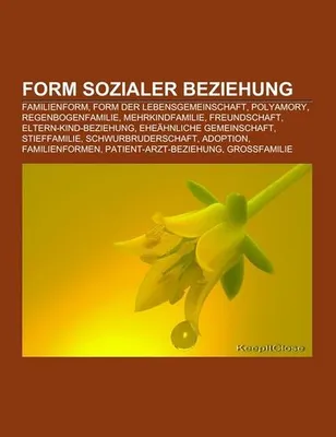 Produktbild von Form Sozialer Beziehung