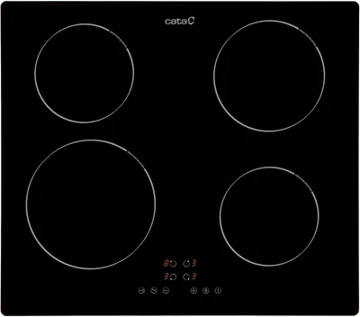 Image de Plaque de cuisson à induction, 4 zones de cuisson, 7 kW - Plaque de cuisson intégrable avec commandes tactiles et fonction booster