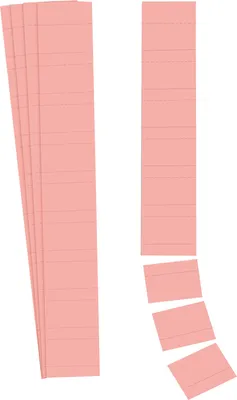 Produktbild von Ultradex Einsteckkarte Planrecord 140703 70x32mm rosa 90 St./Pack.