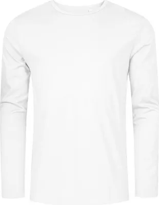 Produktbild von X.O Rundhals Langarmshirt Herren, Weiß, XL