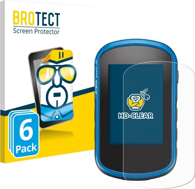 Produktbild von 6x Für Garmin eTrex Touch 35 Schutzfolie BROTECT Displayschutz Display Schutz Folie Klar Transparent