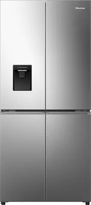 Produktbild von Hisense RQ5P470SMIE Kühl- und Gefrierkombination 482 l E Silber, Edelstahl