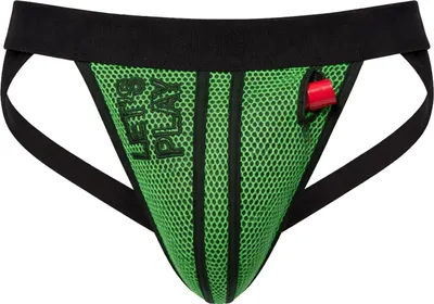 Obrázok produktu pre Barcode Berlin Jock Let'S Play Black-Green - Größe XL