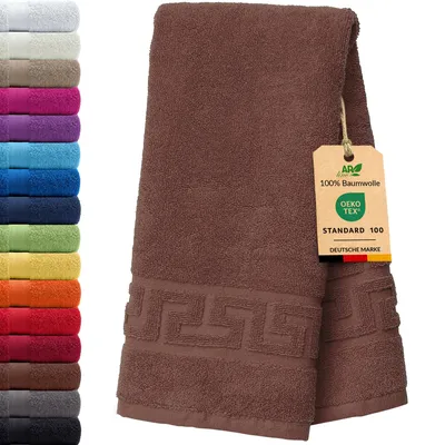Produktbild von AR Line ARIZONA Handtuch-Serie – 700 g/m² Frottier in 9 Größen verfügbar, Größe: Duschvorleger 50x70 cm, Farbe: Schokobraun