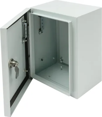 Produktbild von Elektrische Anschlussdose - Verteilerkasten Gehäuse - 304 Edelstahl - IP65 Wasserdicht - Außenbereich Wandmontage - 20×15×30 cm - Grau