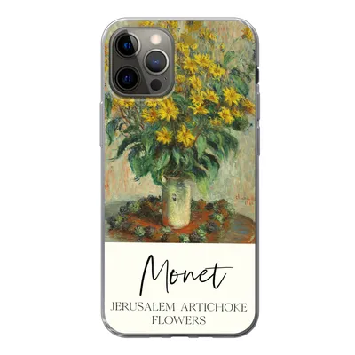Produktbild von MuchoWow® Handyhülle Schutzhülle Hülle für iPhone 12 Pro Alte Meister - Malerei - Monet Silikon Softcase Handy Hülle - Abdeckung