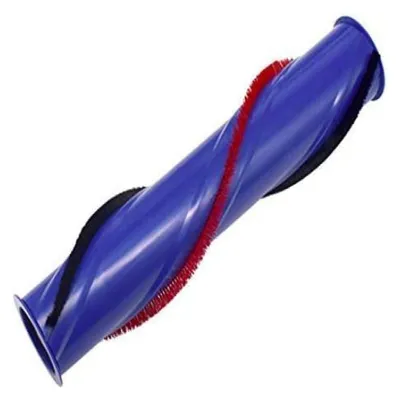 A roller brush for a vacuum cleaner on a white background.