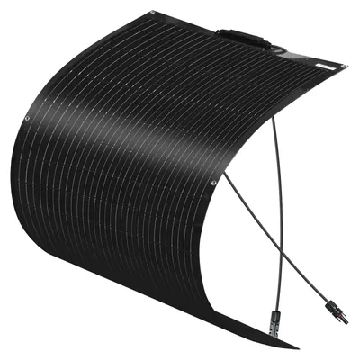 Productafbeelding van Zonnepaneel, flexibel ontwerp, efficiënte energieopwekking, 100W, zwart