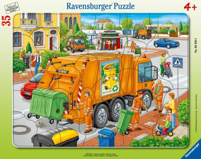 Produktbild von Ravensburger Puzzle Müllabfuhr - 35 Teile Puzzle ab 4 Jahre