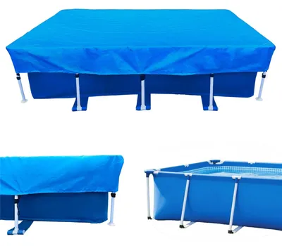 Imagen del producto de Cubierta rectangular para piscina, 400 x 211 cm. Impermeable y resistente a los rayos UV