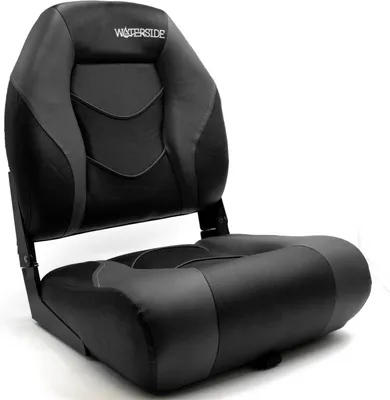 Produktbild von Waterside Luxus Low Back Bootssitz - Palmer - Dark Series, black/grey