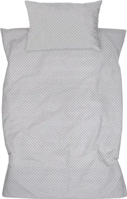 Produktbild von Amilian Kinderbettwäsche 2-teilig – 100×135 & 40×60 cm – 100 % Baumwolle, Hotelverschluss – für Babybett, Kleinkinderbett & Gitterbett