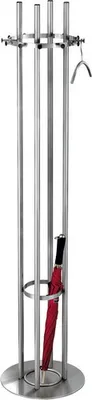 Produktbild von 1x Edelstahl-Standgarderobe Haushalt, Jackenständer