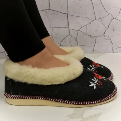Obrázok produktu pre Dámske čierne papuče ALANA