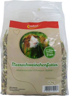 Produktbild von zookauf Nager Futter Premium für Meerschweinchen 4 kg