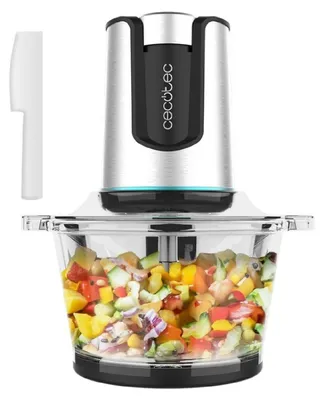 Obrázok produktu pre Cecotec 04859, 0,5 L, Čierna, Strieborná, Priehľadná, Sklo, Nerezová oceľ, Tlačidlá, 500 W
