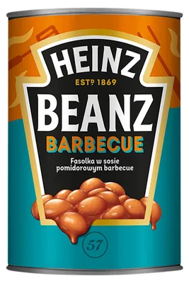 Imagen del producto de Heinz, judías en salsa barbacoa, 390g