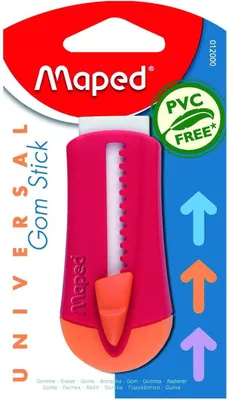 Productafbeelding van Maped Gom Stick Universeel, Oranje, Rood, 34,5 mm, 78,3 mm, 24,8 mm, 70 mm, 26 mm