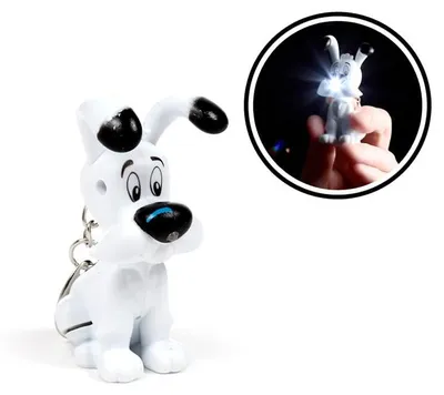 Immagine prodotto di Portachiavi con luce LED - Idefix (Dogmatix)
