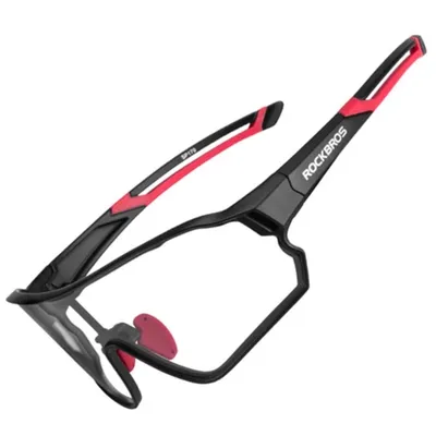 Produktbild von Rockbros 10135 UV400 photochromic cycling glasses black and red