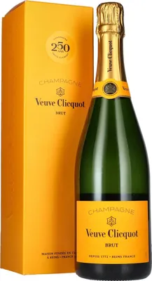 Produktbild von Veuve Clicquot 250 ANS Champagne Brut Yellow Label 12,5% Vol. 0,75l in Geschenkbox