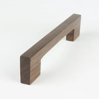 Produktbild von Handgriffshop Tymo Möbelgriff Dunkelbraun 128 mm Küchengriff Schrankgriff Schubladengriff Möbelbeschlag Lochabstand 128mm Griff Leder-Optik Dunkelbraun