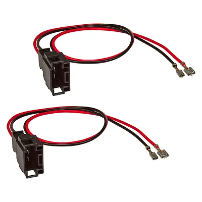 Produktbild von Lautsprecheradapter (2er Set) auf DIN kompatibel mit Mercedes A C E CLK Klasse Sprinter Viano Vito VW Crafter