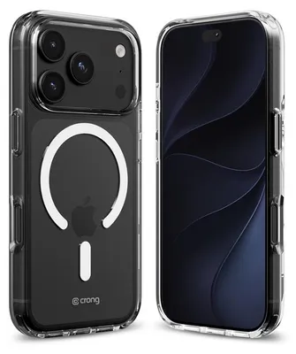 Zdjęcie produktu dla Crong CRGCLRMIP1863PTRS, Pokrowiec, Apple, iPhone 18 Pro iPhone 17 Pro, 16 cm (6.3"), Przezroczysty