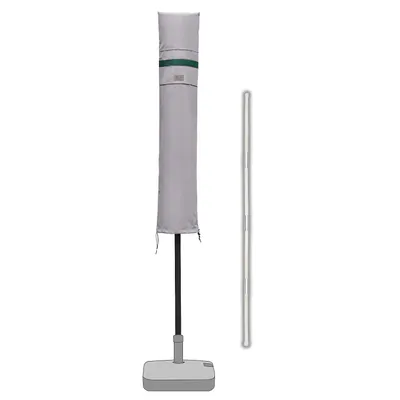 Produktbild von Sekey Sonnenschirm Schutzhülle für Ø 200 cm / Ø 240 cm / 200 x 150 cm Balkonschirm mit Stab und ReiBverschluss, Hellgrau