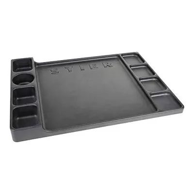 Produktbild von STIER Kunststoffabdeckung für STIER Werkstattwagen, leer, schwarz, maximale Ordnung, diese Kunststoffabdeckung bietet vielfältige Ablagemöglichkeiten und schützt Ihr Werkzeug, aus robustem ABS