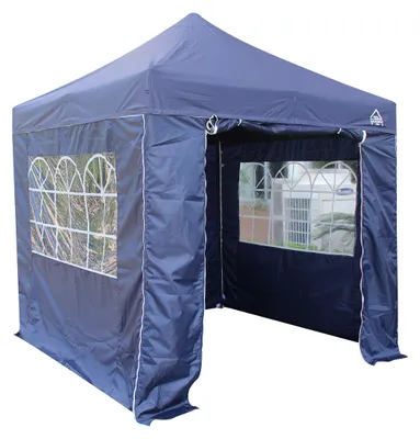 Imagen del producto de Pabellón de jardín impermeable de 2,5 x 2,5 metros en color azul marino