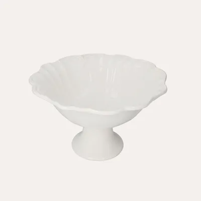 Produktbild von KEYHOMESTORE | Tassenständer aus weißer Keramik, H20xØ32 cm