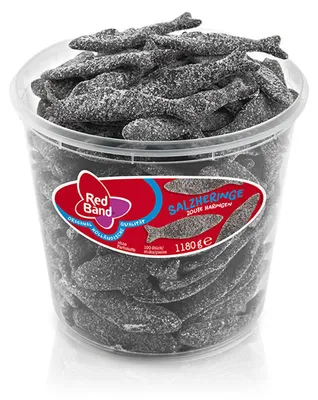 Obrázek produktu pro Red Band slaný sleď lékořice slaný slazený Obsahuje lékořici 1180g