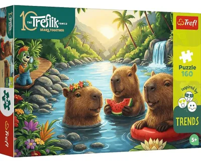 Zdjęcie produktu dla Puzzle 160 Trefliki - Kapibara TREFL