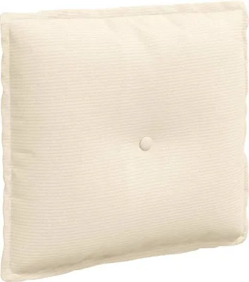 Produktbild von vidaXL Rücken Kissen Creme 50 x 45 cm Cordstoff