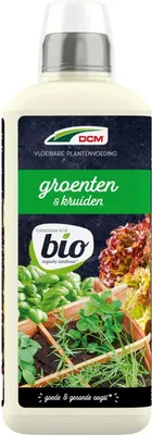 Produktbild von Flüssiger Gemüse- und Kräuterdünger 0,8 Liter - Dcm