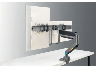 Image de Kensington K58272WW Kensington Monitorarm 32",2TFT,2Gel.max.9kg,grau SmartFit