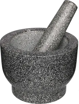 Obrázok produktu pre Sada mažiara a tĺčika z žuly, 10 cm