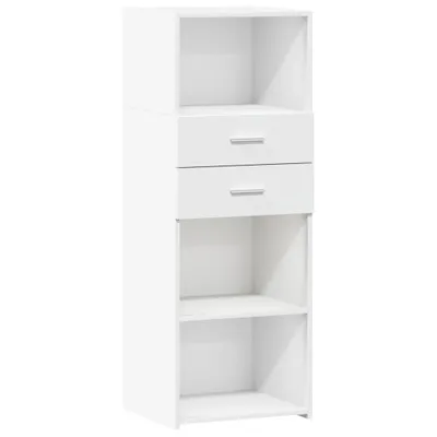 Produktbild von Highboard Weiß 45x42,5x124 cm Holzwerkstoff