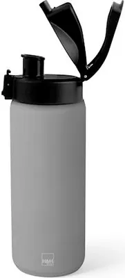 Obrázek produktu pro Sportovní termoska z nerezové oceli 18/10, šedá, 0,75 cl. Vzduchotěsné uzavření.