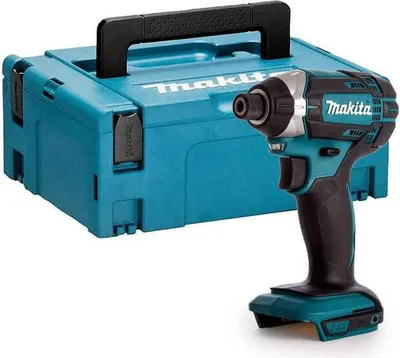 Produktbild von Makita DTD152ZJ, Schwarz, Blau, 3500, 2900, 1,6 cm, 165 Nm, Akku, 18 V